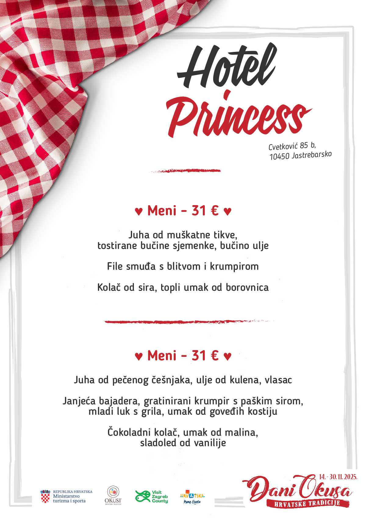Dani okusa 2025 jelovnik 002 Princess