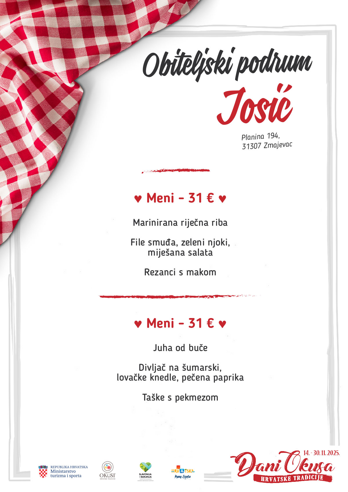 Dani okusa 2025 jelovnik 031 Josić