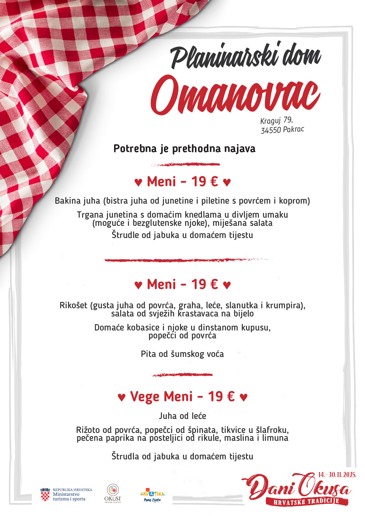 Dani okusa 2025 jelovnik 034 Omanovac