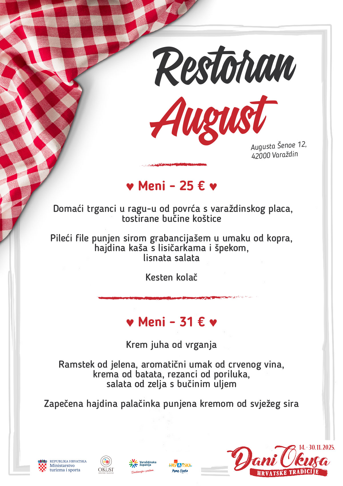 Dani okusa 2025 042 jelovnik August