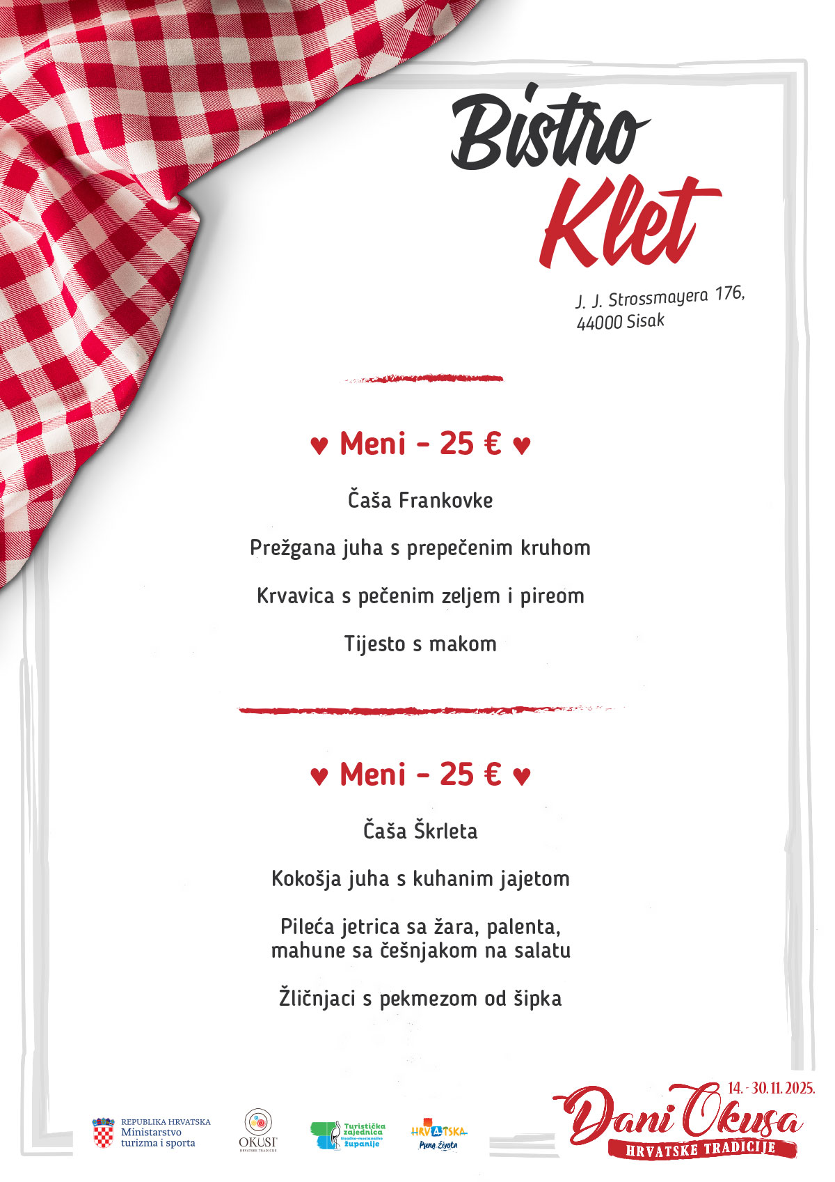 Dani okusa 2025 044 jelovnik Klet