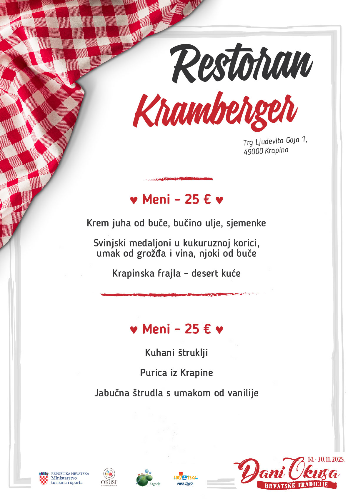 Dani okusa 2025 049 jelovnik Kramberger