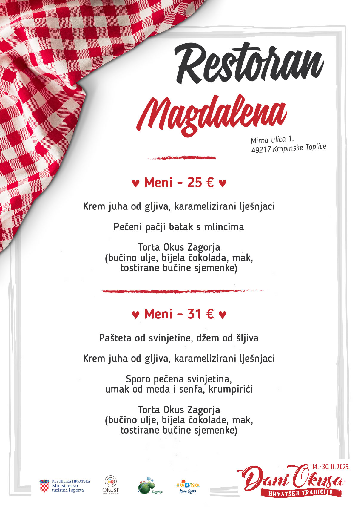 Dani okusa 2025 049 jelovnik Magdalena