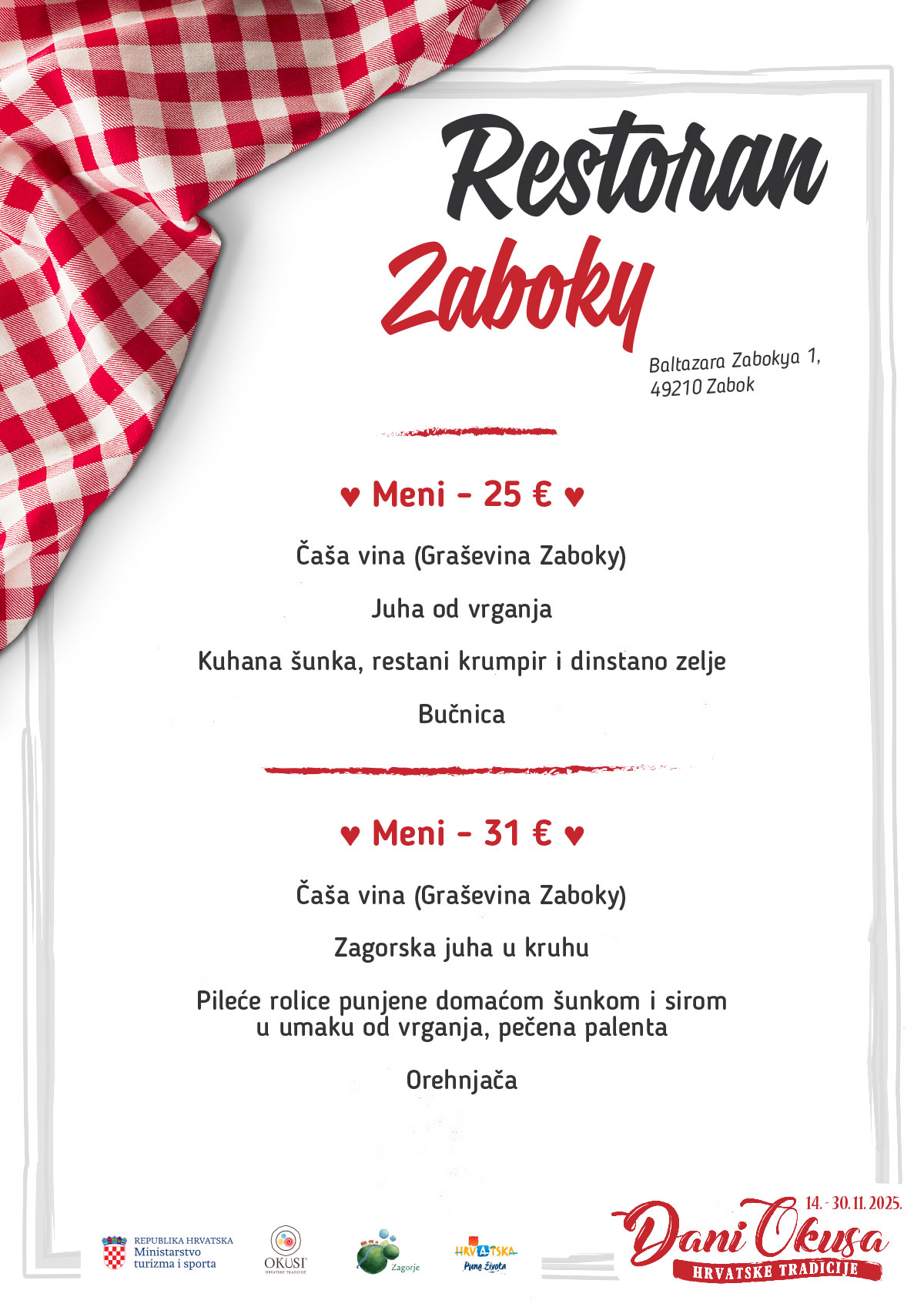 Dani okusa 2025 049 jelovnik Zaboky