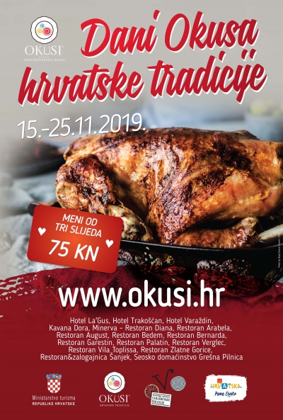 Dani Okusa hrvatske tradicije 15.-25.11. - Okusi varaždinskoga kraja