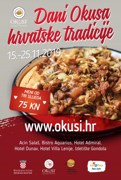 Dani Okusa hrvatske tradicije 15.-25.11. - Okusi Srijema i Slavonije