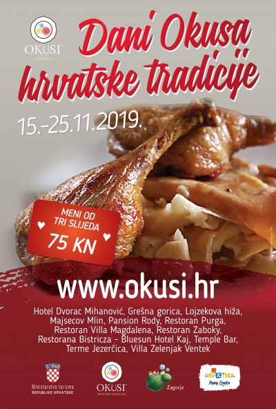 Dani Okusa hrvatske tradicije 15.-25.11. - Okusi Zagorja