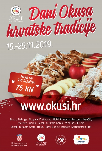 Dani Okusa hrvatske tradicije 15.-25.11. - Okusi zagrebačkoga kraja