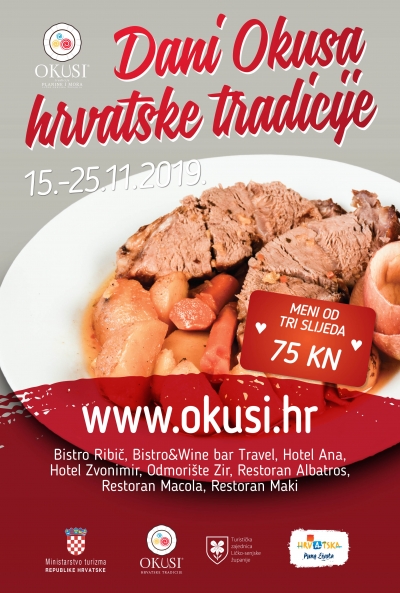 Dani Okusa hrvatske tradicije 15.-25.11. - Okusi Planine i Mora